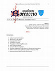 Boccaccio at 700, from the American Boccaccio Association Newsletter Cover Page