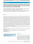 Research paper thumbnail of Disagreement in high-grade/low-grade intraepithelial neoplasia and highrisk/ low-risk HPV infection: clinical implications for anal cancer precursor lesions in HIV-positive and HIV-negative MSM