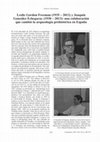 Research paper thumbnail of Leslie Gordon Freeman (1935 – 2012) y Joaquín González Echegaray (1930 – 2013): una colaboración que cambió la arqueología prehistórica en España