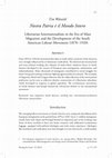 Research paper thumbnail of Nostra Patria é il Mondo Intero  Libertarian Internationalism in the Era of Mass Migration and the Development of the South American Labour Movement (1870 – 1920)