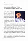 Confessions of a Liminal Writer: An Interview with Kee Thuan Chye Cover Page