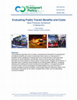 Research paper thumbnail of Evaluating Public Transit Benefits and Costs Best Practices Guidebook