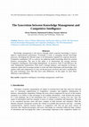 Research paper thumbnail of The Syncretism between Knowledge Management and Competitive Intelligence.pdf