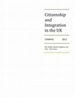 Research paper thumbnail of Citizenship and Integration in the UK