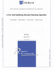 Research paper thumbnail of A new self-stabilizing maximal matching algorithm