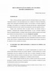 Research paper thumbnail of Breve Apresentação da Fórmula de Concórdia: História e Hermenêutica