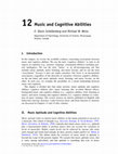 Musical ability and cognitive abilities Cover Page