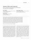 Research paper thumbnail of Tourisme et lutte contre la pauvreté : de la confusion des termes à la construction d’un discours scientifique?