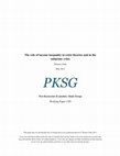 The Role of Income Inequality in Crisis Theories and in the Subprime Crisis Cover Page