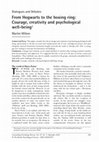 Research paper thumbnail of From Hogwarts to the Boxing Ring: Courage, Creativity and Psychological Wellbeing