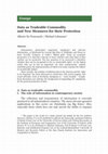 Research paper thumbnail of Alberto De Franceschi/Michael Lehmann - Data as Tradeable Commodity and New Measures for their Protection