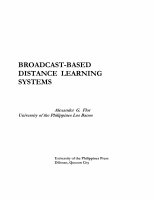 Research paper thumbnail of Broadcast Based Distance Learning Systems