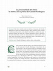 Research paper thumbnail of La personalidad del ritmo: la métrica en la poesía de Claudio Rodríguez