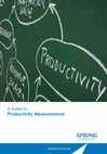 a Guide book productivity measurement Cover Page