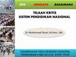 TELAAH KRITIS KURIKULUM 2013 Cover Page