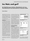 Ins Netz und gut? Die Digitalisierung im Berliner Münzkabinett und neue Themenportale für die Numismatik der römischen Antike Cover Page