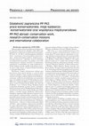 Research paper thumbnail of Działalność zagraniczna PP PKZ: prace konserwatorskie, misje badawczo-konserwatorskie oraz współpraca międzynarodowa [PP PKZ abroad: conservation work, research-conservation missions and international collaboration]