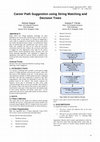 Research paper thumbnail of Career Path Suggestion using String Matching and Decision Trees