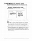 Research paper thumbnail of Static vs Dinamic Routes by Cisco Systems, Inc