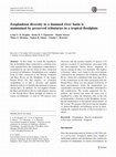 Research paper thumbnail of Zooplankton diversity in a dammed river basin is maintained by preserved tributaries in a tropical floodplain