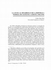 Research paper thumbnail of La ayuda al desarrollo de la República Federal de Alemania a España (1956-1970)