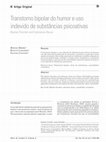 Transtorno bipolar do humor e uso indevido de substâncias psicoativas Bipolar Disorder and Substance Abuse Cover Page