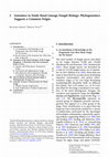 2 Genomics to Study Basal Lineage Fungal Biology: Phylogenomics Suggests a Common Origin Cover Page