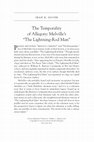 Research paper thumbnail of “The Temporality of Allegory: Melville’s ‘The Lightning-Rod Man.’” The Arizona Quarterly 62.1 (2006): 1-34.  