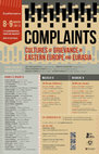 Research paper thumbnail of COMPLAINTS: Cultures of Grievance in Eastern Europe and Eurasia  (March 8-9, 2013, Princeton University)