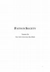 Research paper thumbnail of Faith in Society