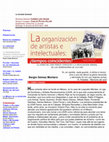 Research paper thumbnail of La organización de los intelectuales...