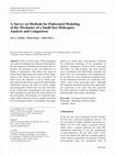 Research paper thumbnail of A Survey on Methods for Elaborated Modeling of the Mechanics of a Small-Size Helicopter. Analysis and Comparison