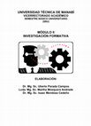 MODULO INVESTIGACION FORMATIVA 2007 Cover Page