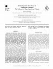 Research paper thumbnail of Predicting rock mass decay in engineering lifetimes: The influence of slope aspect and climate