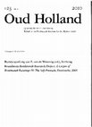 Review of Ernst van de Wetering, et. al. A Corpus of Rembrandt Paintings. Vol. IV. The Self-Portraits, Amsterdam, 2005, in Oud Holland 123 (2010): 172-175 Cover Page