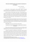 Research paper thumbnail of türk kadın girişimciliğinin sosyo politiği, yönelimler eleştiriler