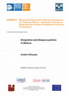 Research paper thumbnail of Emigration and diaspora policies in Belarus