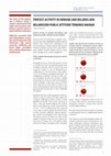 Research paper thumbnail of Protest activity in Ukraine and Belarus and Belarusian public attitude towards Maidan