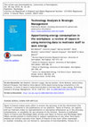 Apportioning energy consumption in the workplace: a review of issues in using metering data to motivate staff to save energy Cover Page