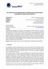 Research paper thumbnail of TiO2 photocatalytic degradation of caffeine and ecotoxicological assessment of oxidation by-products