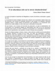 Research paper thumbnail of “A la naturaleza sólo se le vence obedeciéndola”