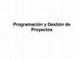 Programación y Gestión de Proyectos Cover Page