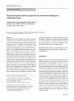 Research paper thumbnail of Topsoil organic matter properties in contrasted hedgerow vegetation types