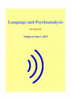 Research paper thumbnail of Language and Psychoanalysis Volume 4 Issue 1 (2015)