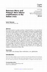 Research paper thumbnail of Between Marx and Polanyi: New labour mobilisations in the Italian crisis