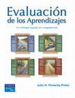 Evaluacion De Los Aprendizajes Cover Page