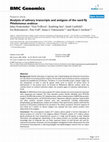 Research paper thumbnail of Analysis of salivary transcripts and antigens of the sand fly Phlebotomus arabicus