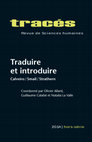 Research paper thumbnail of "Traduire et Introduire" - Tracés Hors-Série 2014