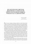 Research paper thumbnail of Reunión, de Julio Cortázar: reescritura y conflicto de poéticas en el debate sobre el intelectual y la revolución