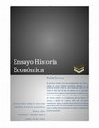 Ensayo Historia Económica Pablo Cortes Cover Page